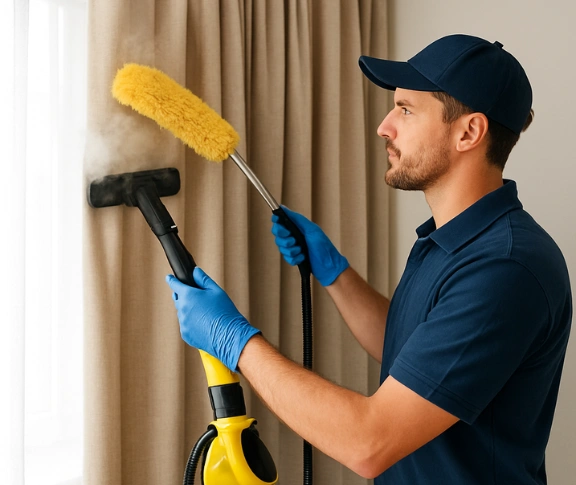 Trusted drapes cleaning technician Matty Curtain Cleaning clovelly-nsw QLD