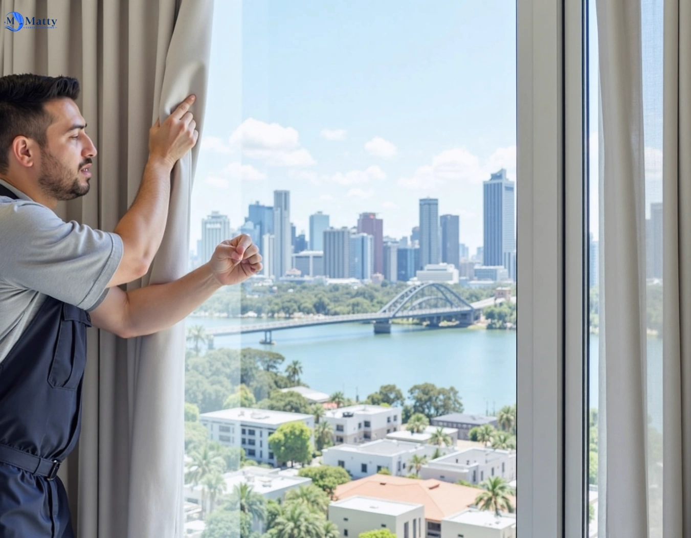 Professional curtain steam cleaning service clovelly-nsw QLD by Matty Curtain Cleaning